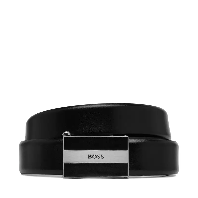 Cintura BOSS Boss_Icon_Leat_Os35 50546937 Nero