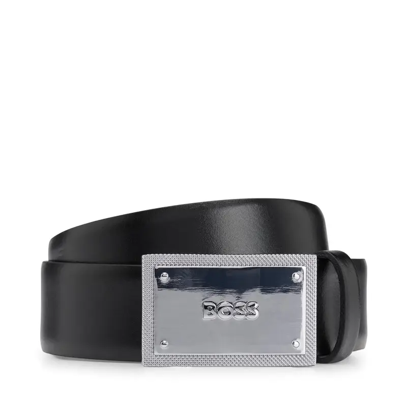 Cintura da uomo Boss 50496735 Nero