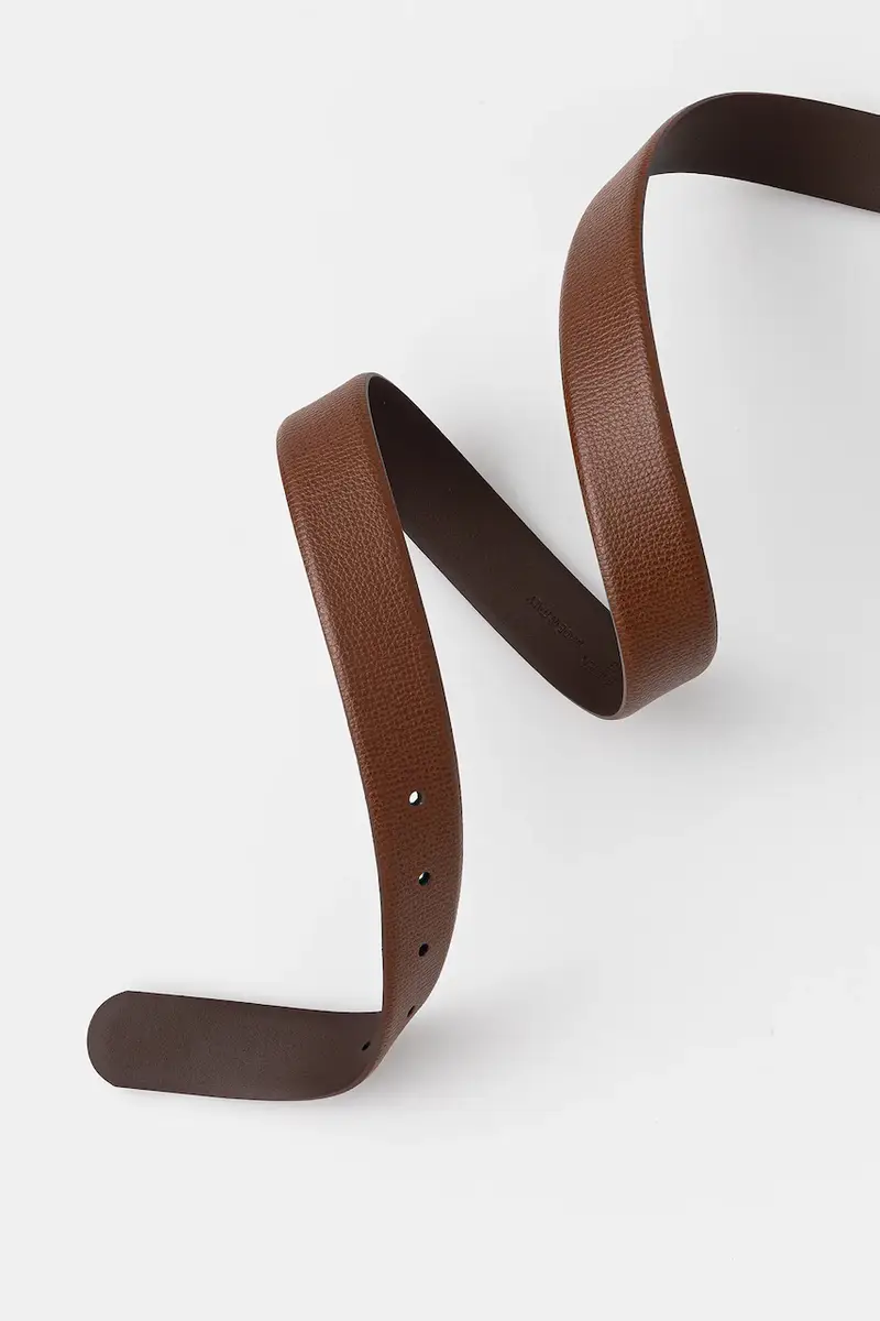 cintura in pelle donna colore beige 50480651 Marrone miniatura 3