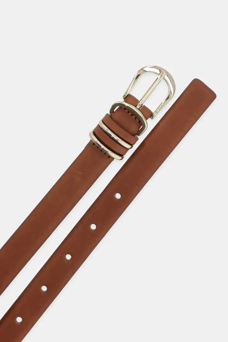 cintura in pelle donna colore marrone 50548549 miniatura 2