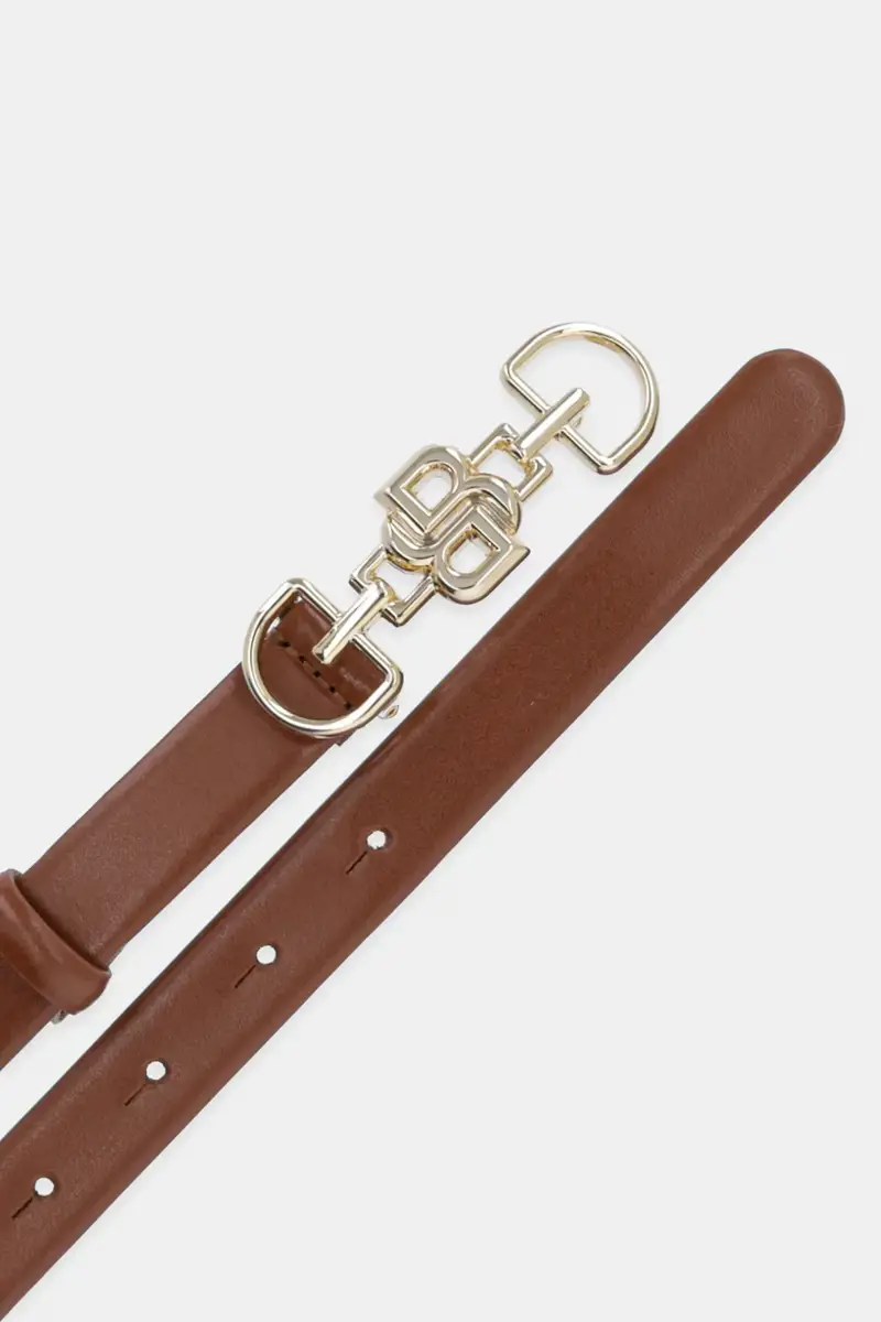 cintura in pelle donna colore marrone 50548623 miniatura 2