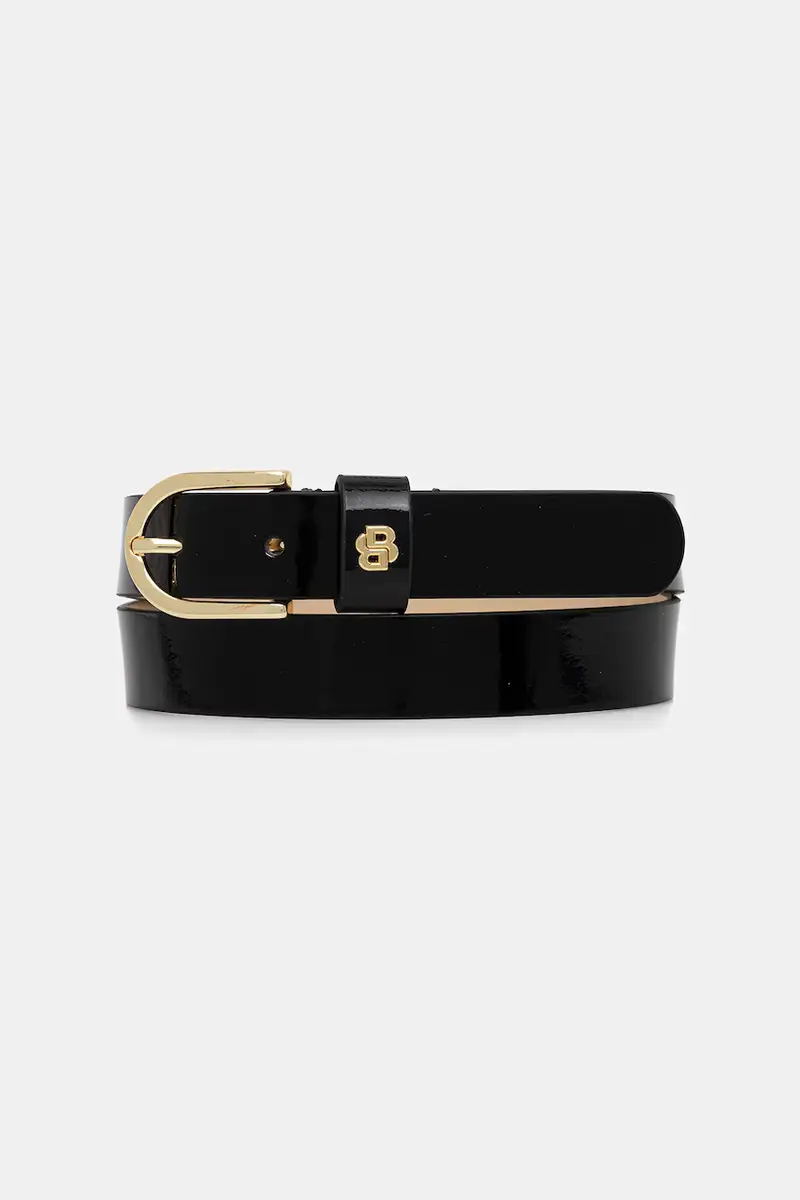 cintura in pelle donna colore nero 50553385