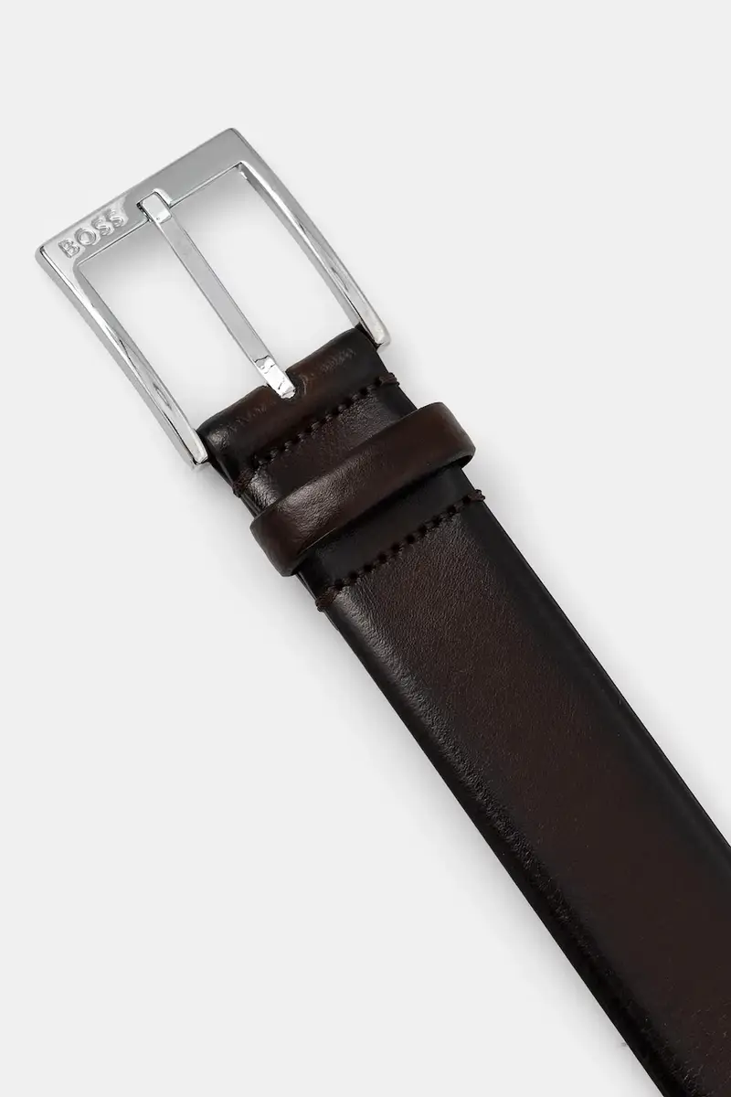 cintura in pelle uomo colore marrone 50482241 miniatura 2