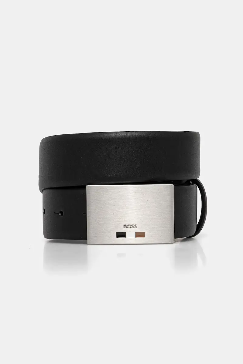 cintura in pelle uomo colore nero 50537467