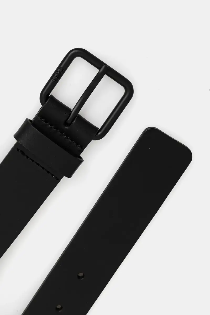 cintura in pelle uomo colore nero 50553283 miniatura 2