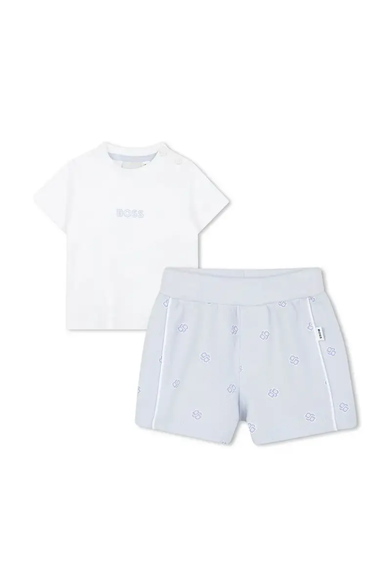 completo in cotone neonato/a colore bianco J52278