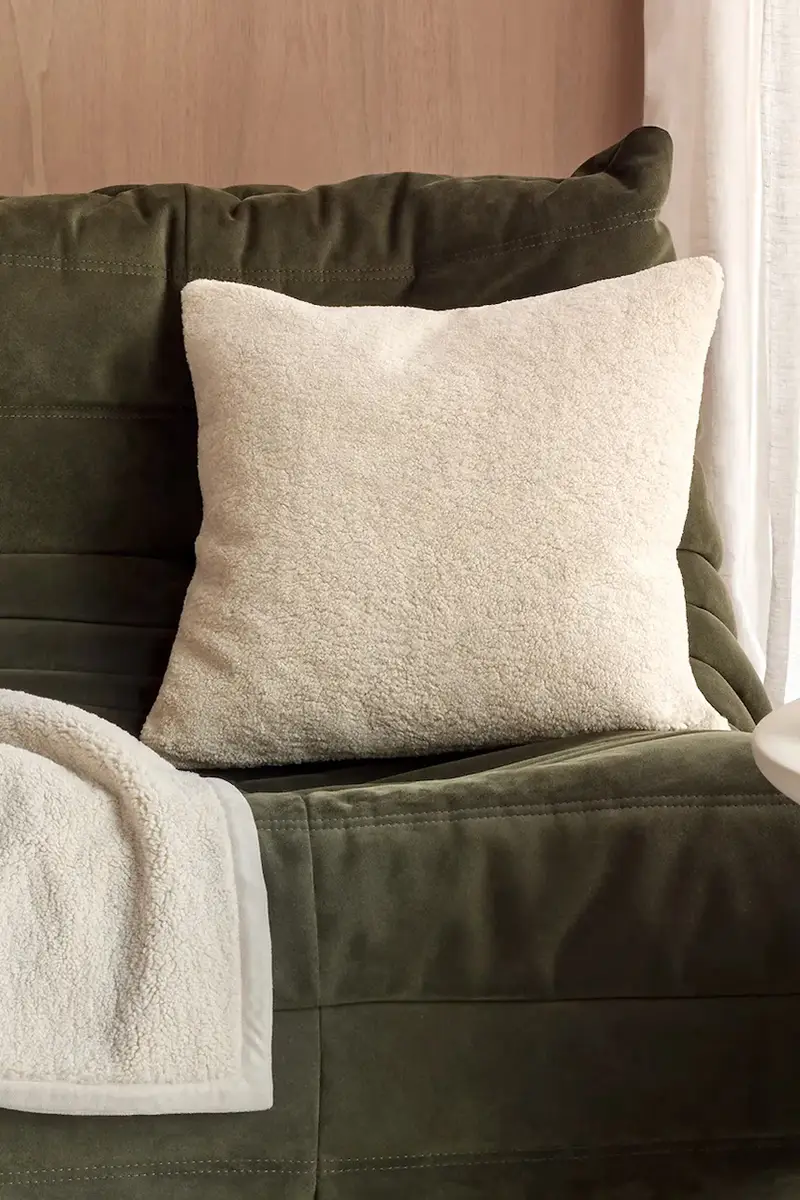 federa decorativa per cuscino NORTE 45 x 45 cm Beige miniatura 2