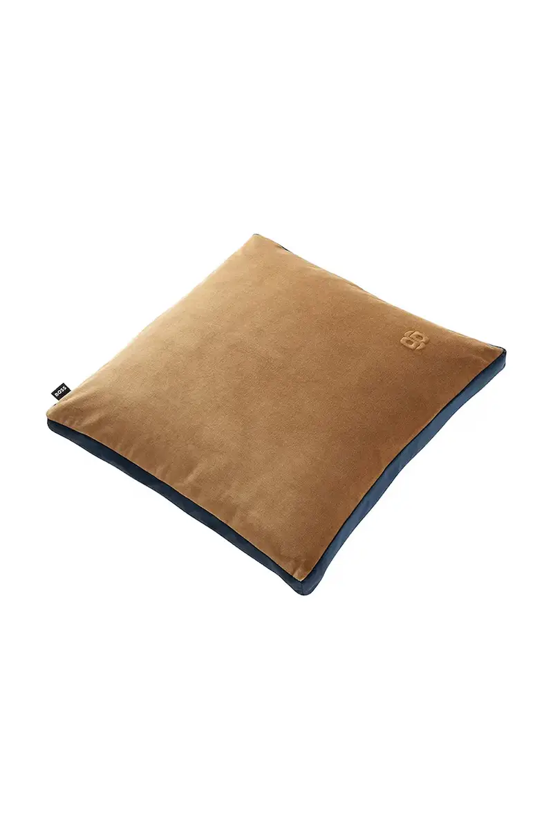 federa di cotone BVELVET Camel 43 x 43 cm colore beige miniatura 2