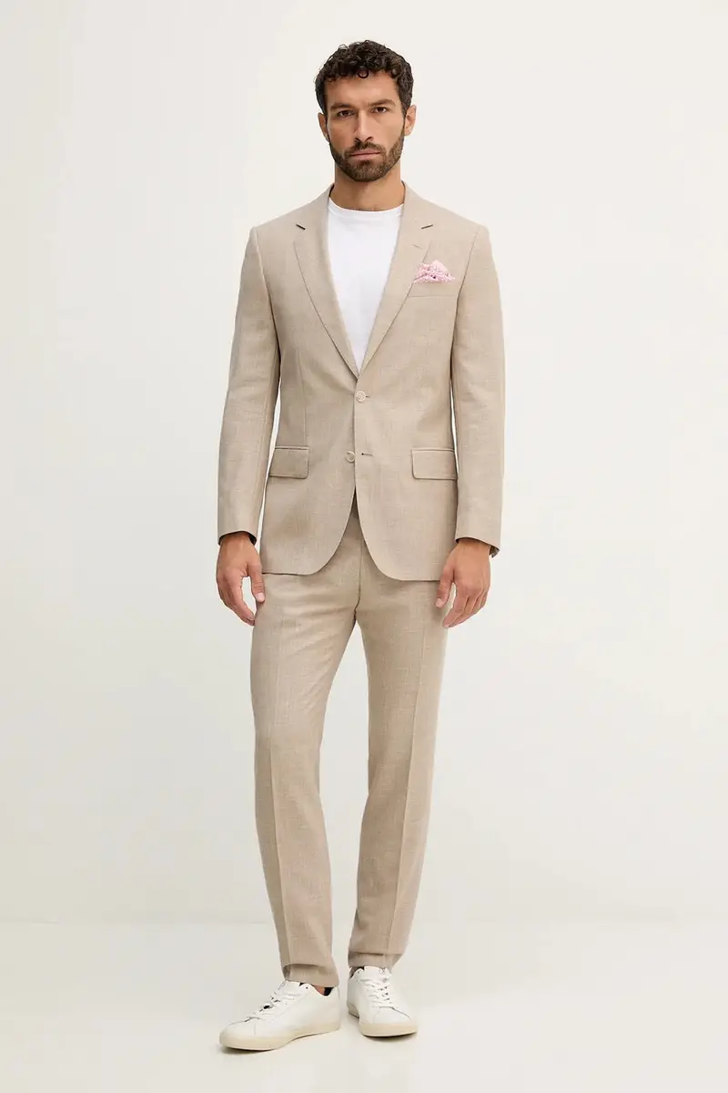 federa di seta BECKHAM X BOSS colore rosa 50549107 miniatura 4