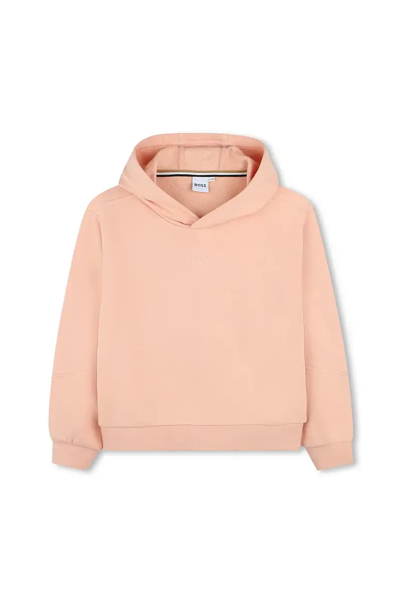 felpa colore arancione con cappuccio J52423 miniatura 2