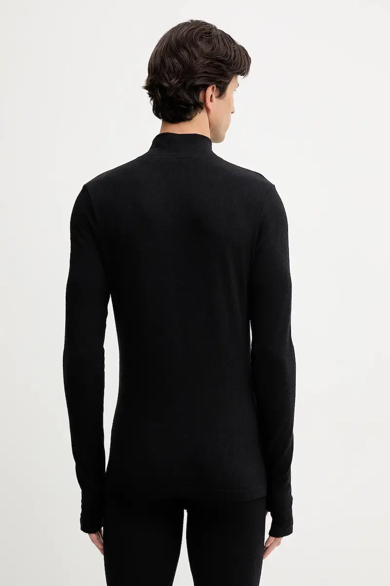 felpa con lana colore nero 50544368 miniatura 3