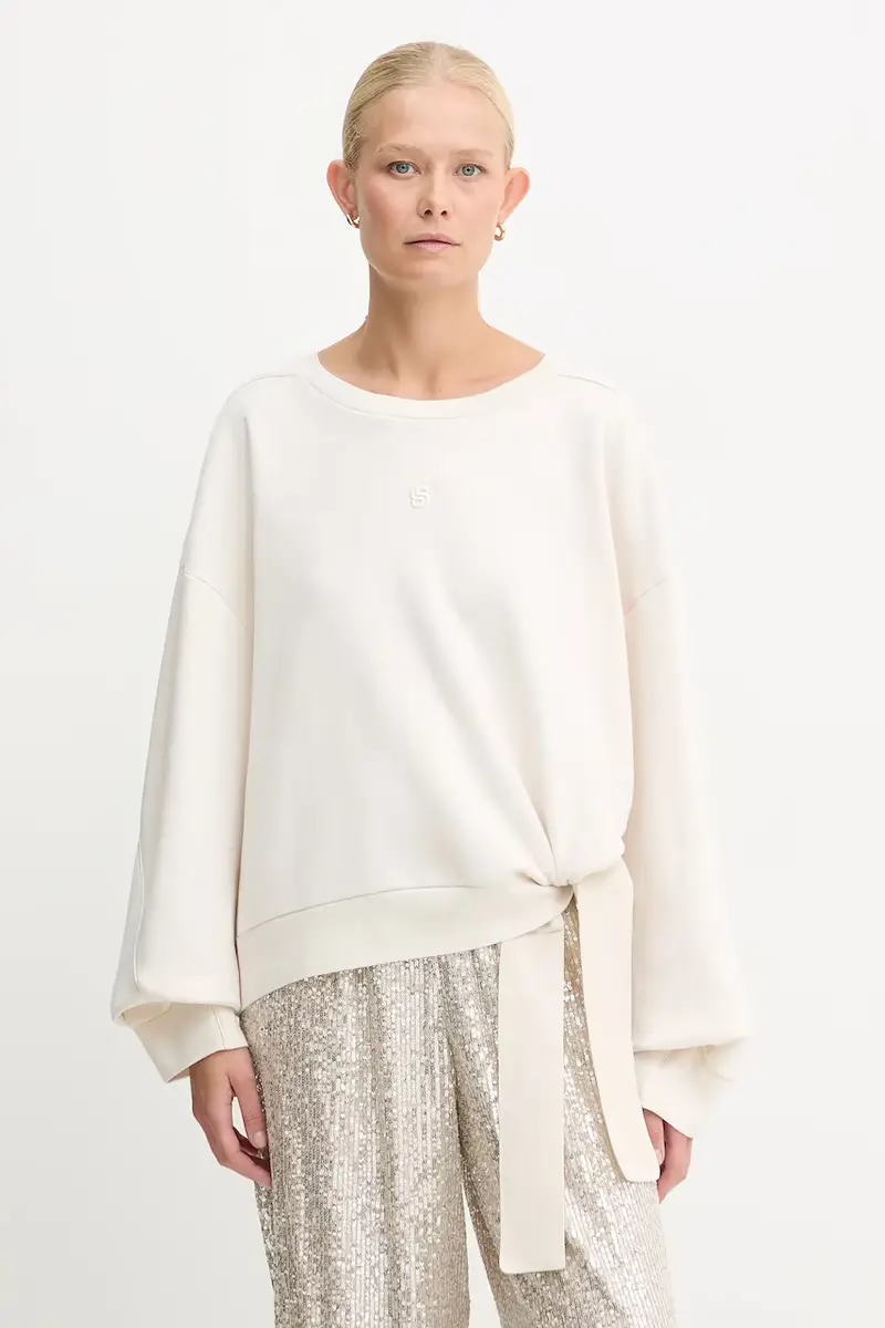 felpa donna colore beige 50550338