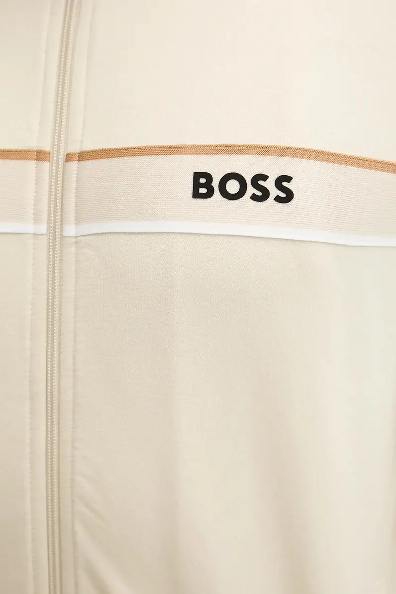 felpa in cotone uomo colore beige con applicazione 50550612 miniatura 5