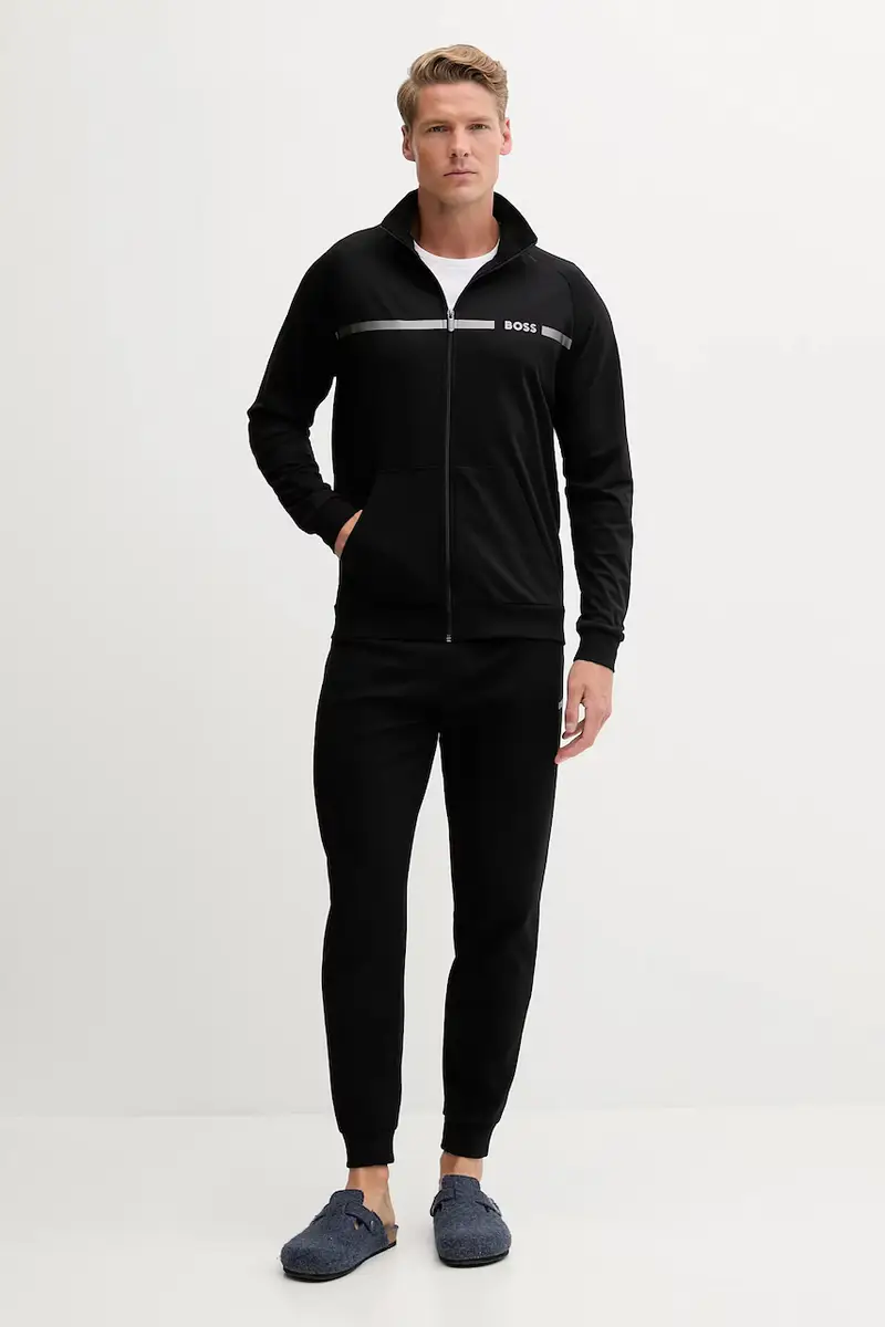 felpa in cotone uomo colore nero 50550561 miniatura 2