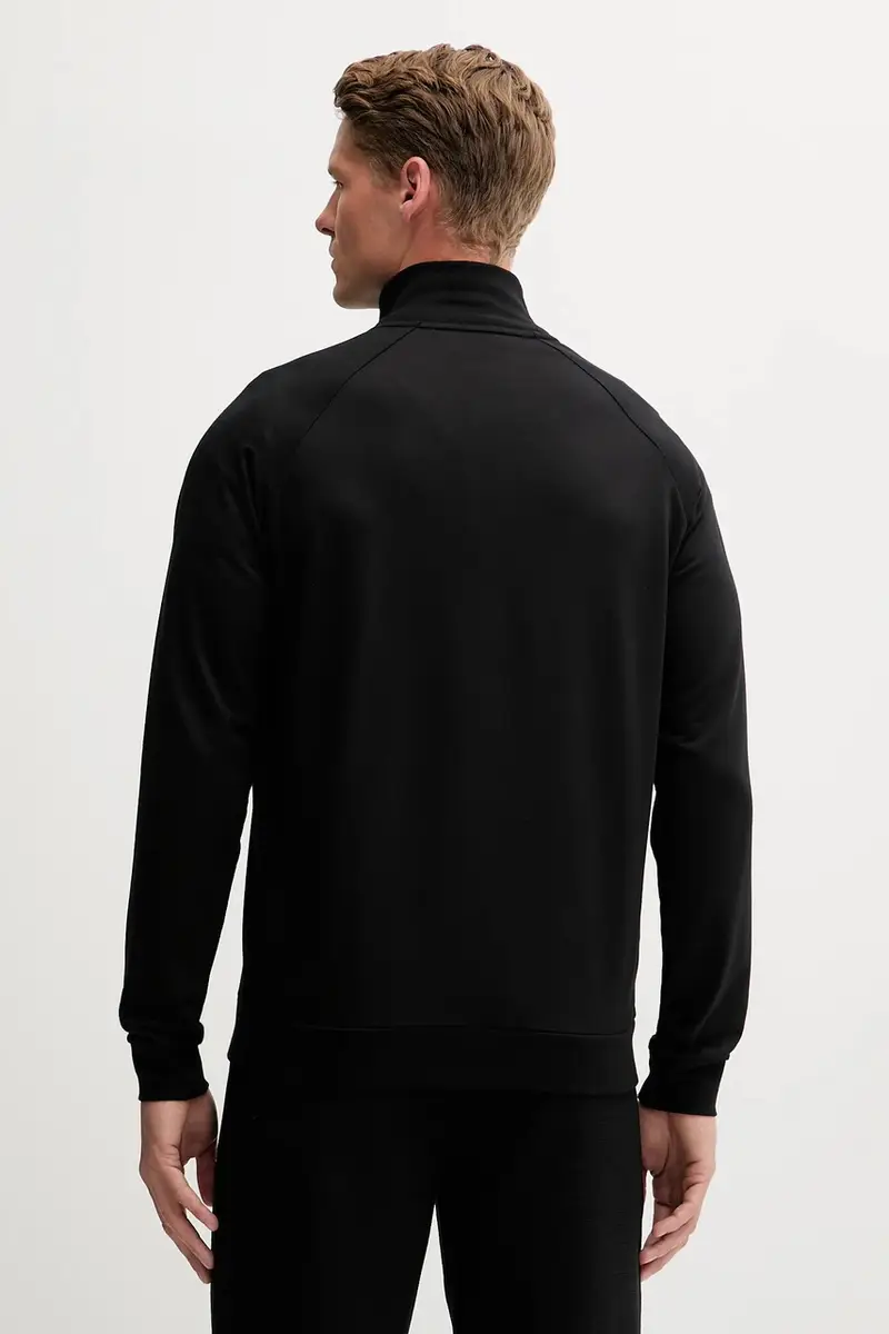 felpa in cotone uomo colore nero 50550561 miniatura 3