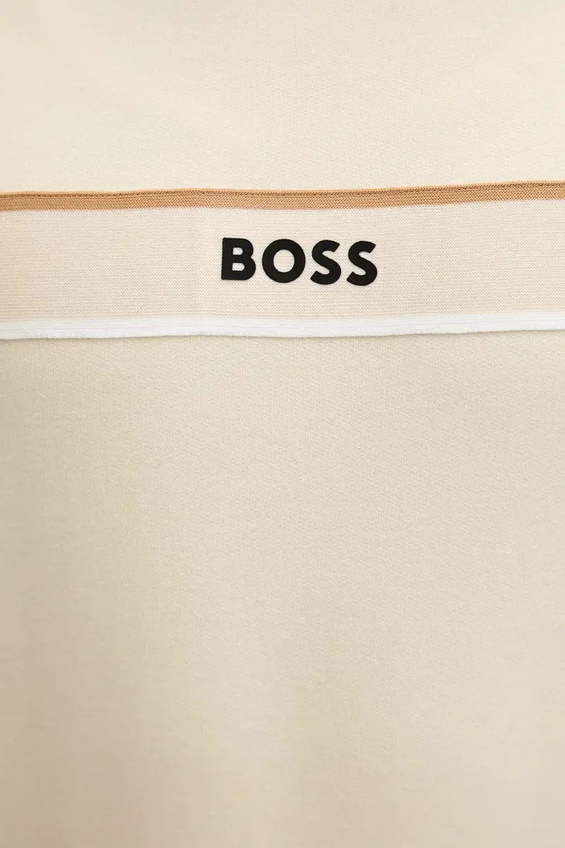 felpa in cotone uomo colore nero con applicazione 50545589 Beige miniatura 5