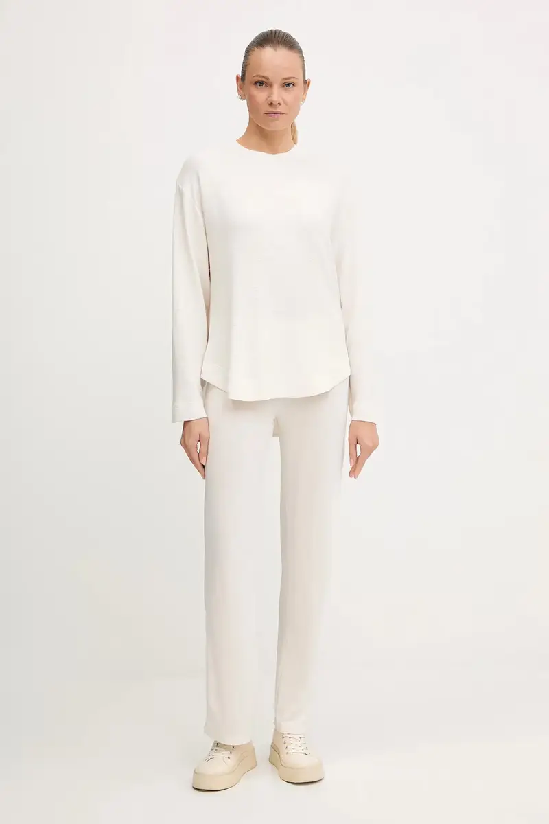 felpa lounge donna colore beige 50535769 miniatura 2