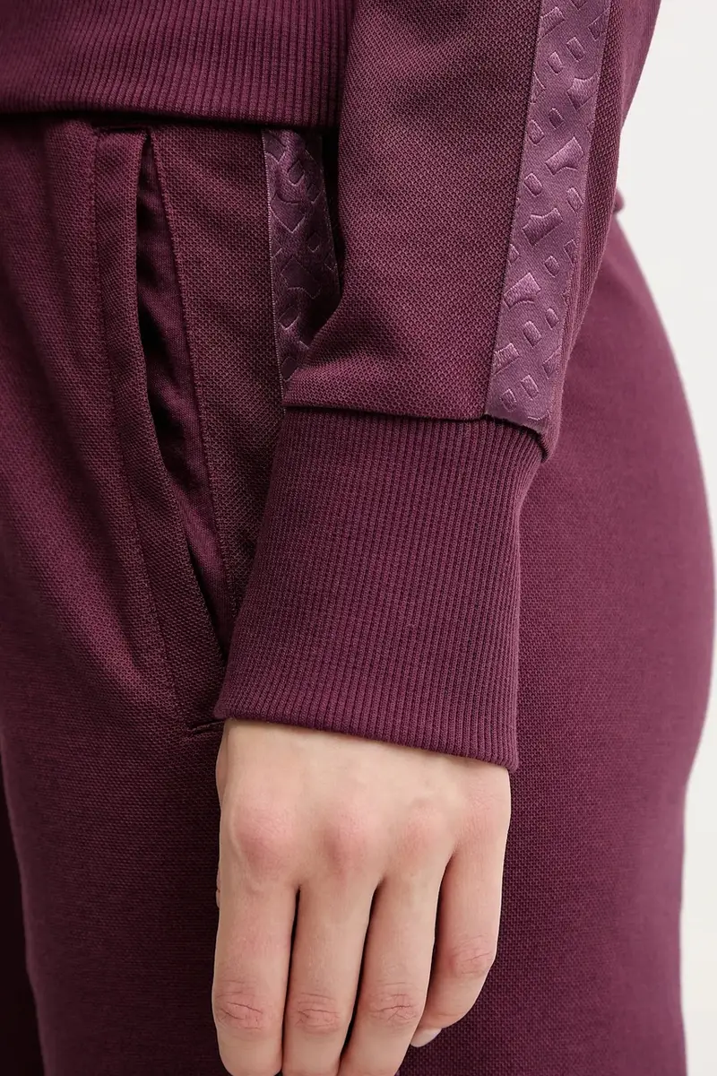 felpa lounge donna colore rosa con cappuccio 50545635 Violetto miniatura 5