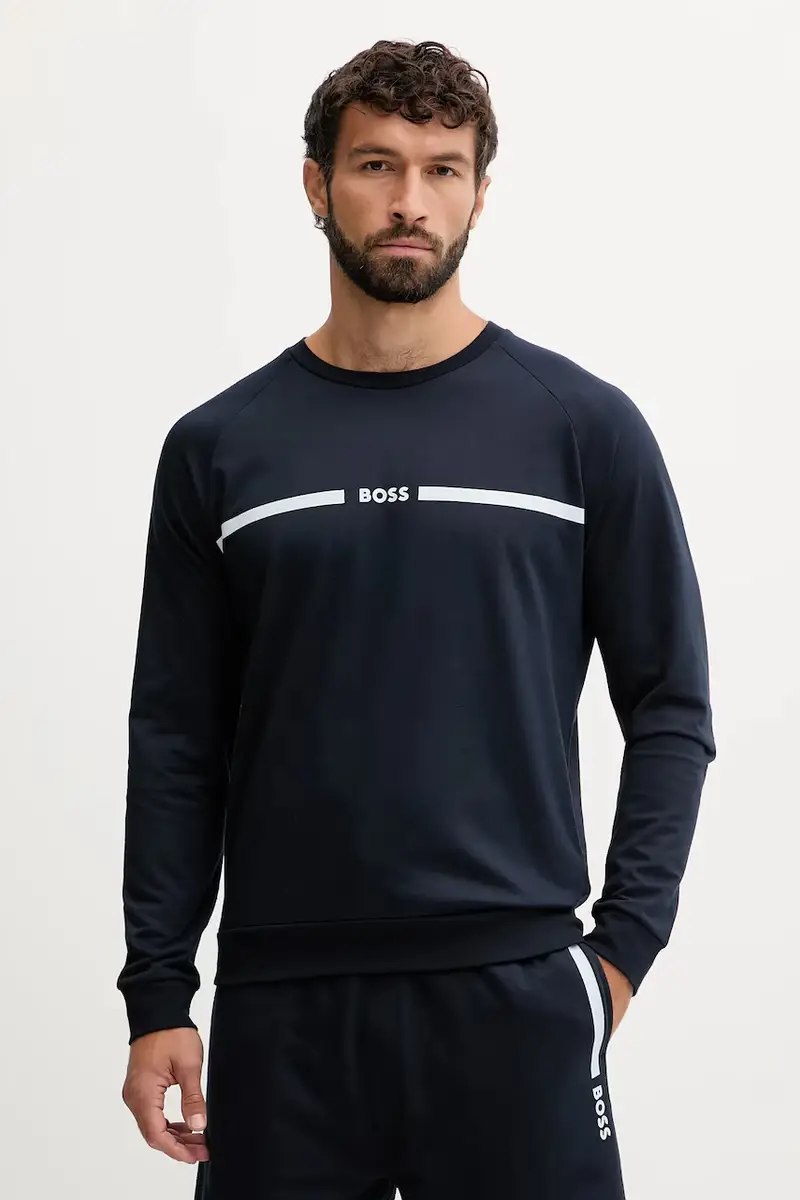 felpa lounge in cotone uomo colore blu navy 50550560