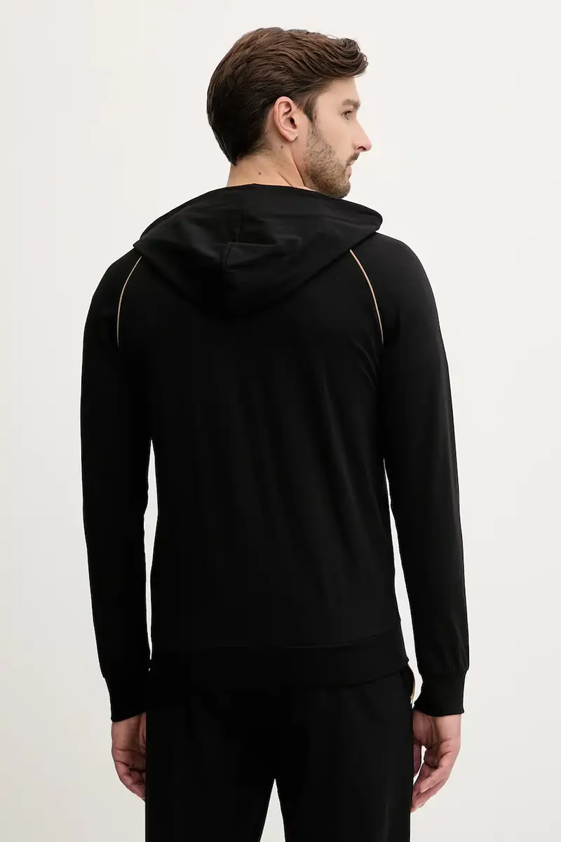 felpa lounge Mix&Match Jacket H Nero miniatura 3