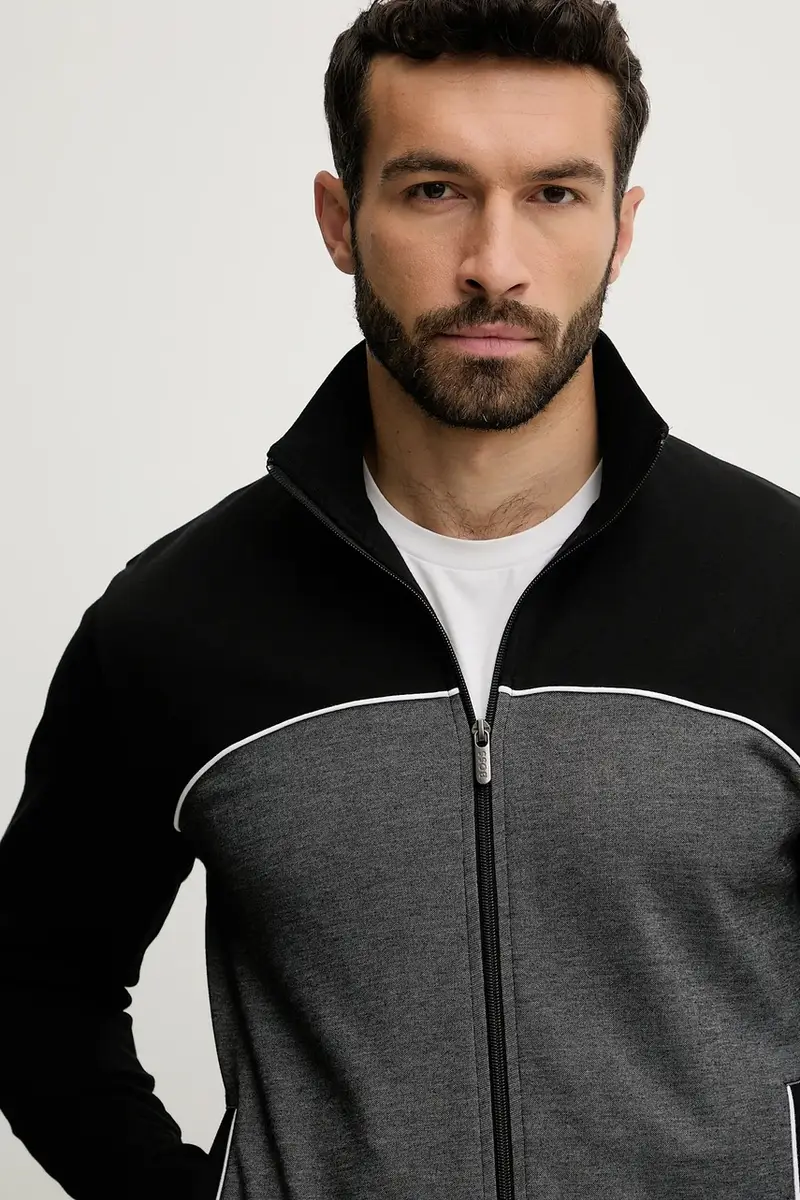 felpa lounge uomo colore nero 50545567 miniatura 4