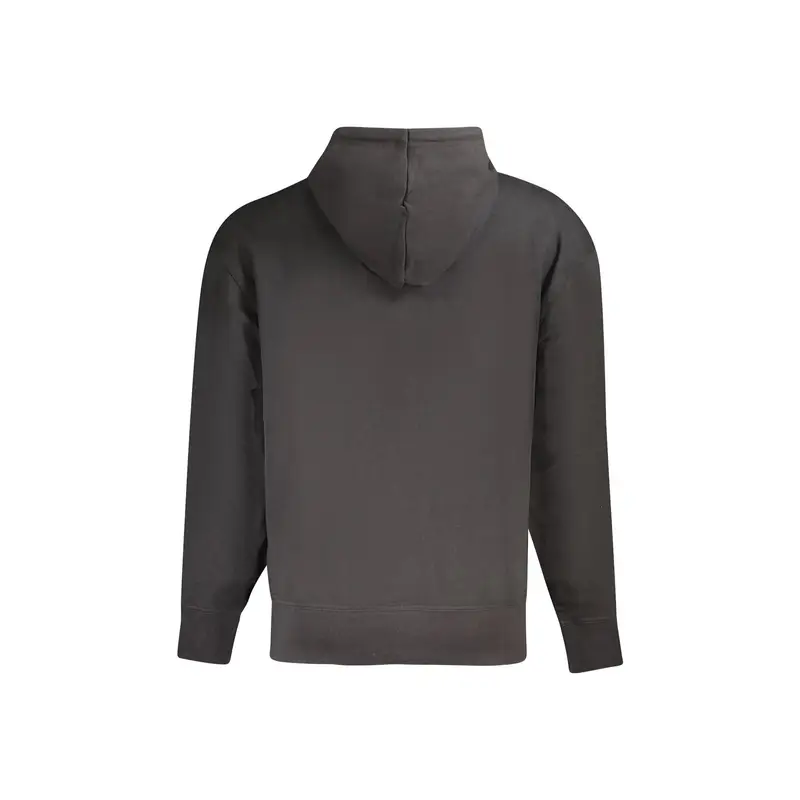 Boss Felpa Uomo Nera con Cappuccio e Logo miniatura 2