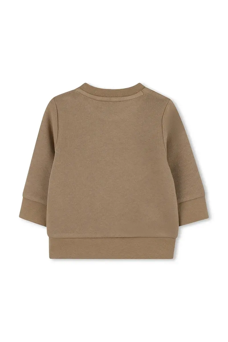 felpa neonato/a colore marrone J52458 miniatura 2