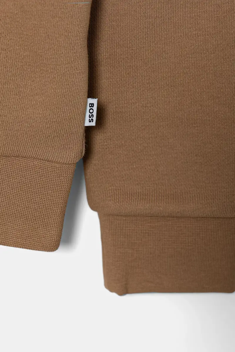 felpa per bambini colore marrone J52348 miniatura 3