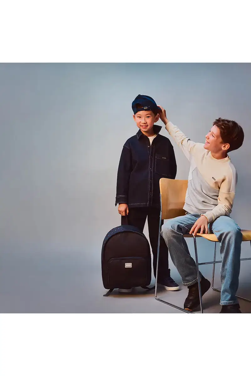 felpa per bambini con cotone colore beige J52352 miniatura 5