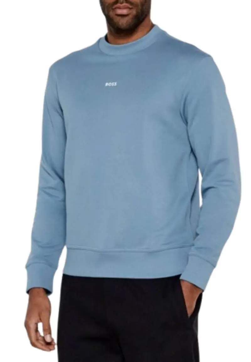 FELPA WESMALLCREW AZZURRO