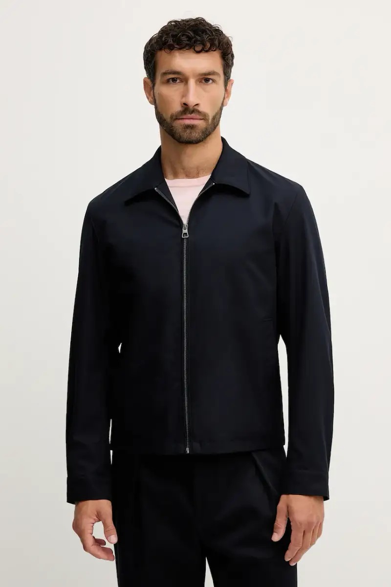 giacca BECKHAM X BOSS colore blu navy 50549075 miniatura 2