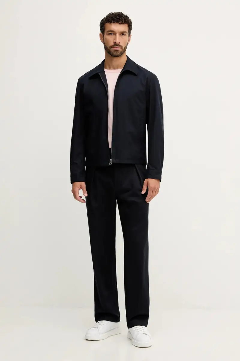 giacca BECKHAM X BOSS colore blu navy 50549075 miniatura 3