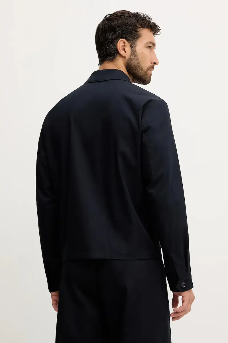 giacca BECKHAM X BOSS colore blu navy 50549075 miniatura 4