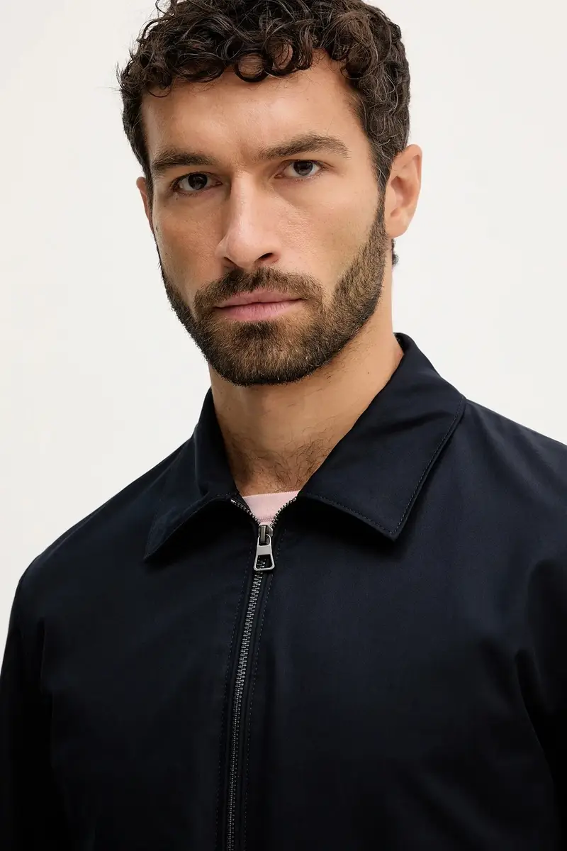 giacca BECKHAM X BOSS colore blu navy 50549075 miniatura 5