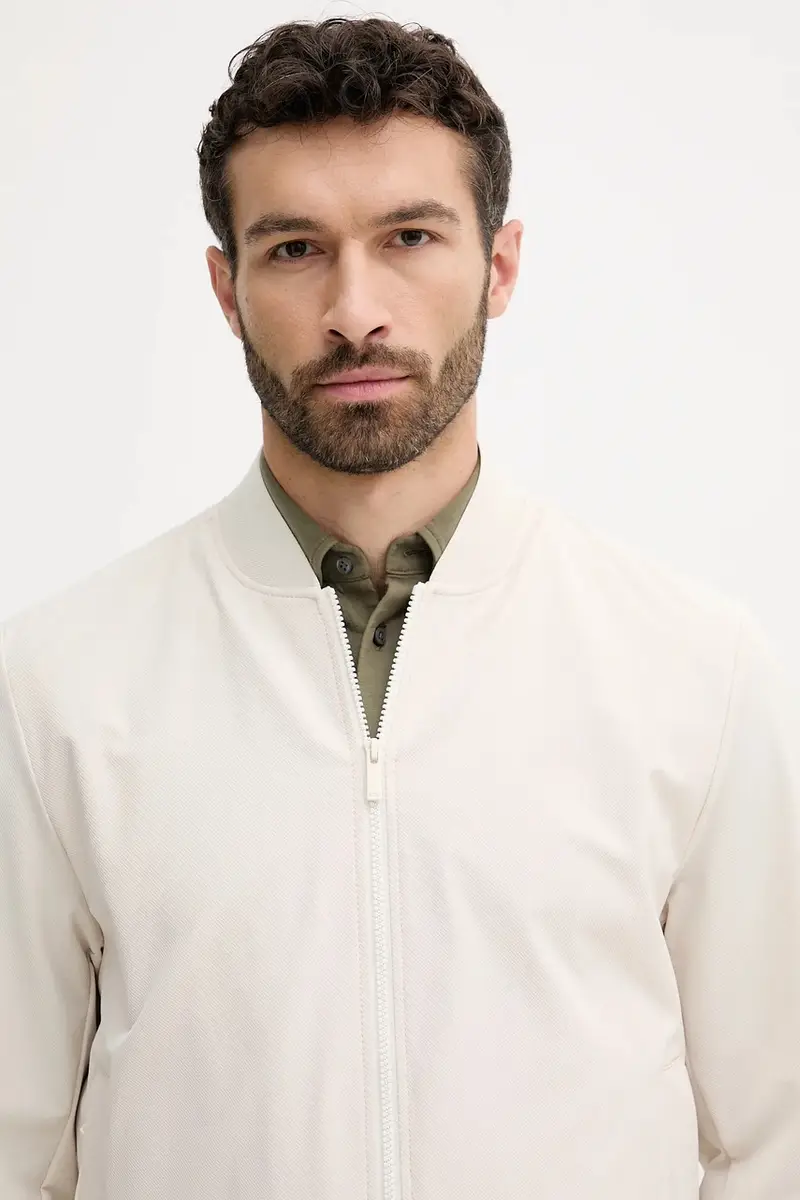 giacca bomber colore beige 50545795 miniatura 4