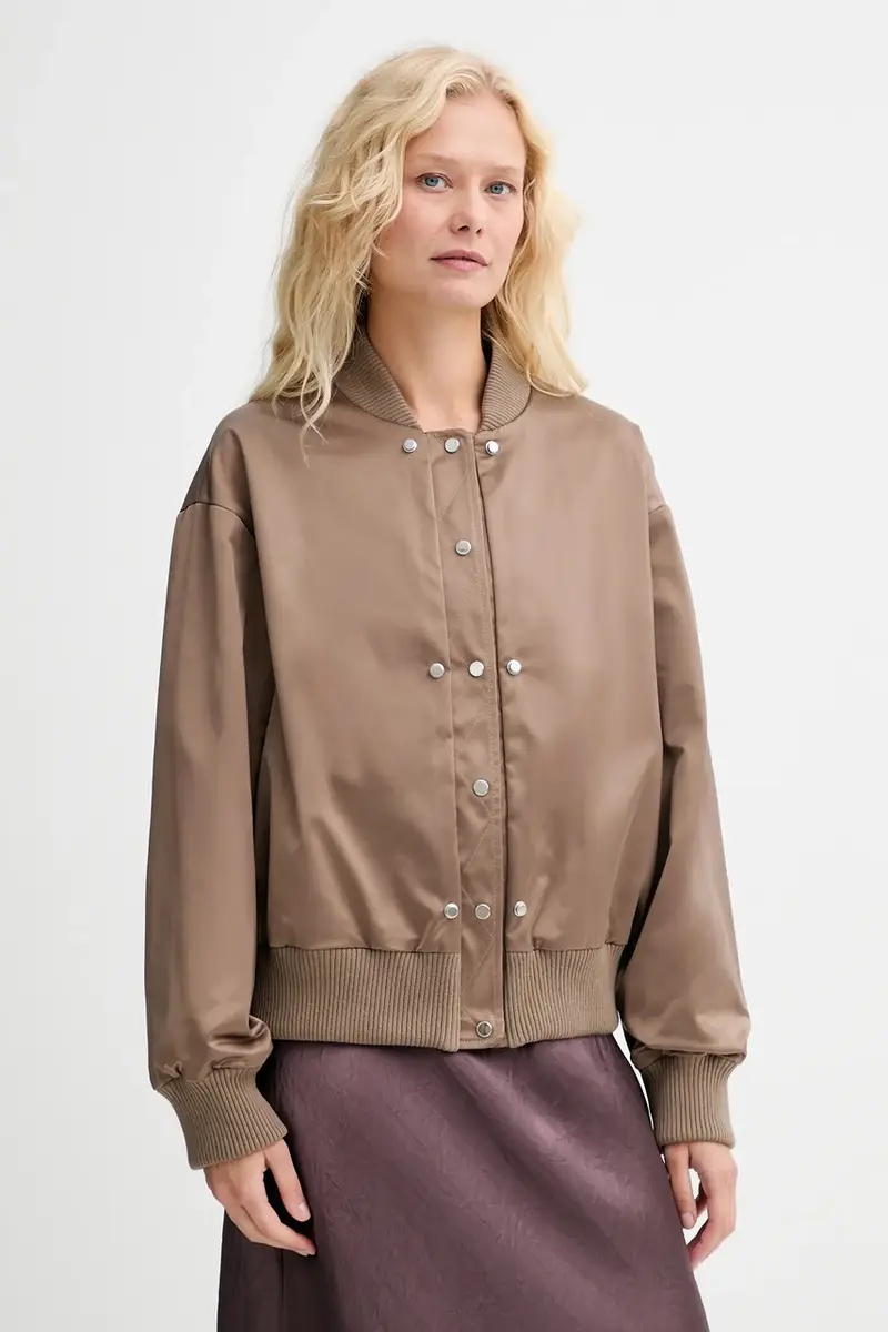 giacca bomber colore marrone 50546846 miniatura 3