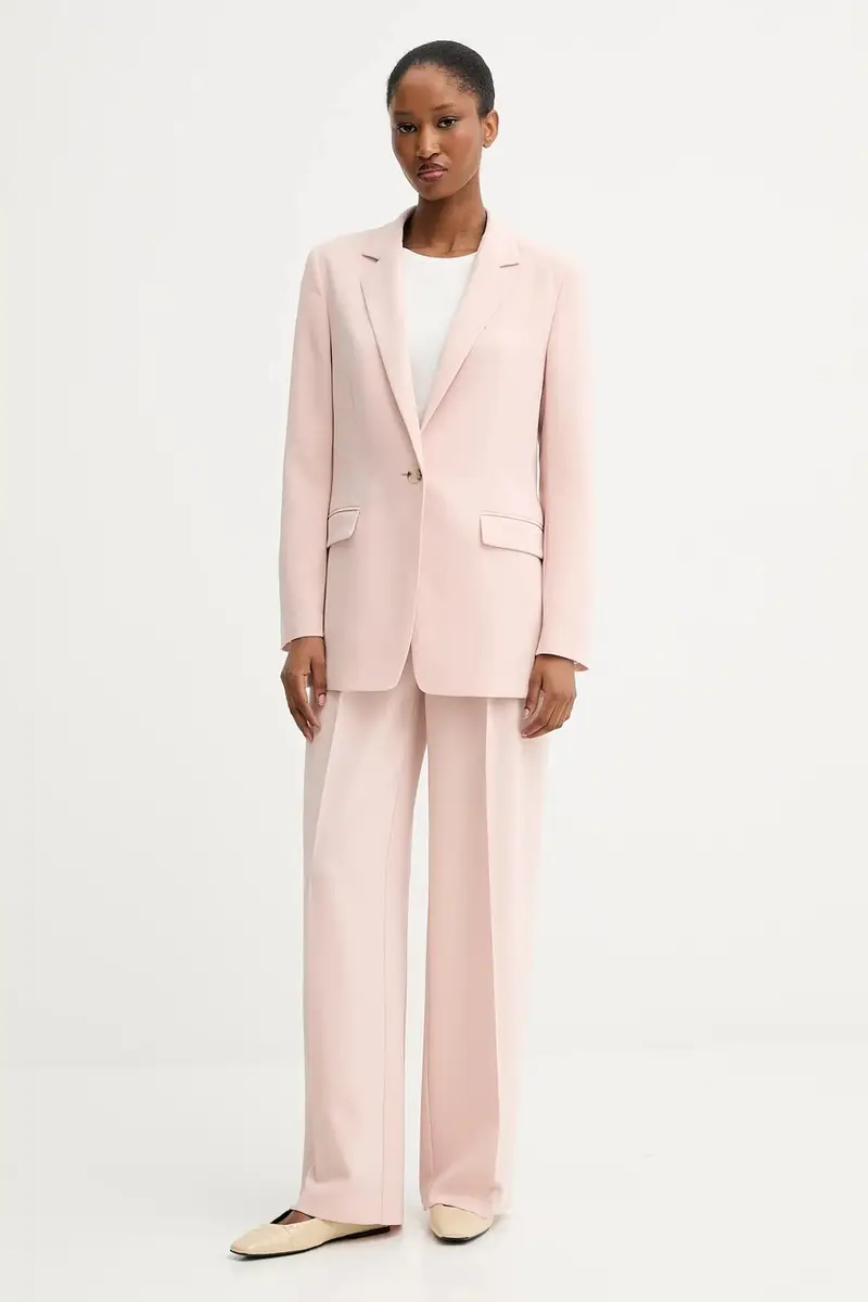 giacca colore rosa Beige miniatura 2