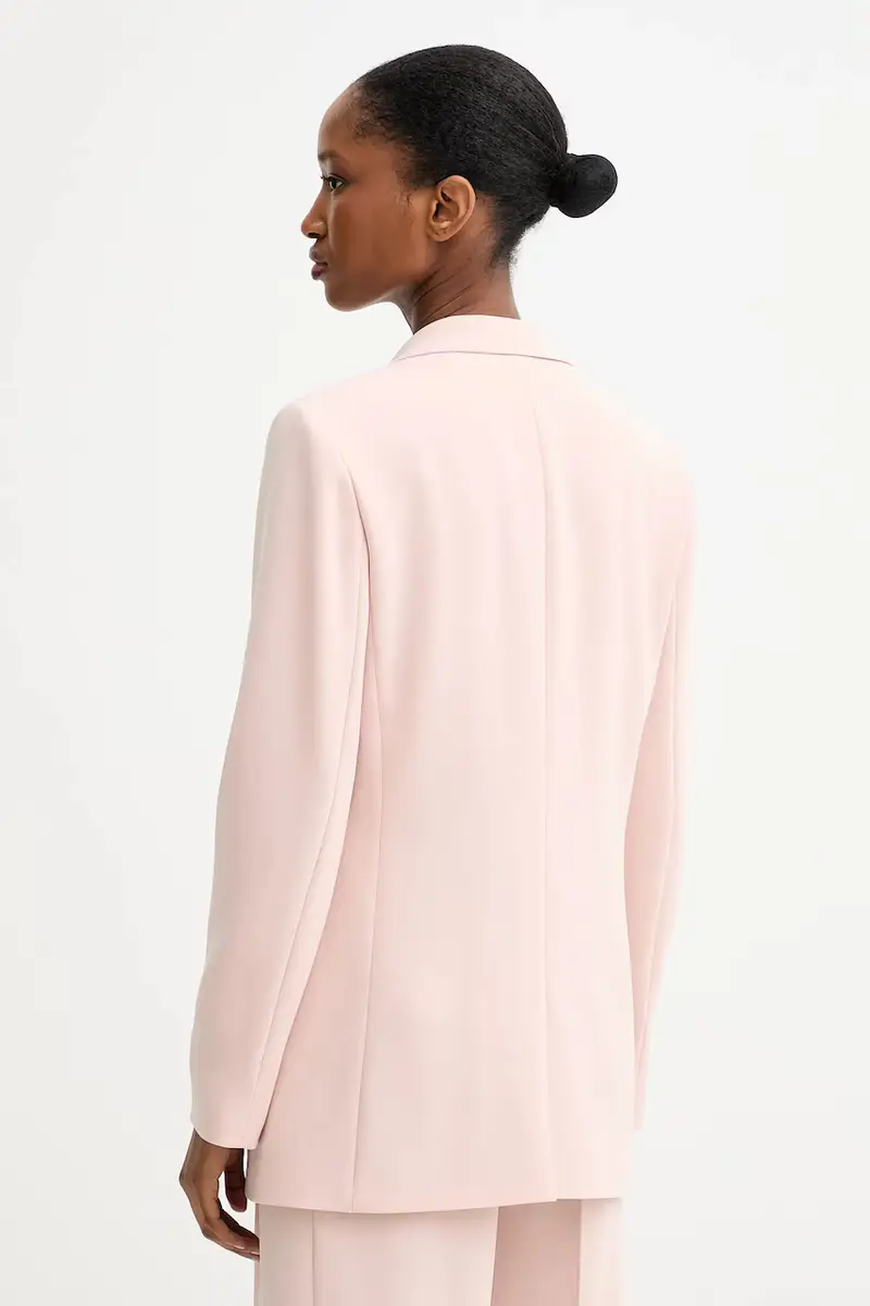 giacca colore rosa Beige miniatura 3