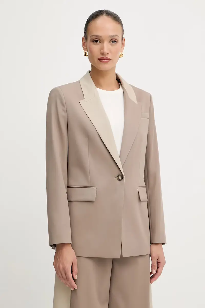 giacca in lana colore beige 50543409