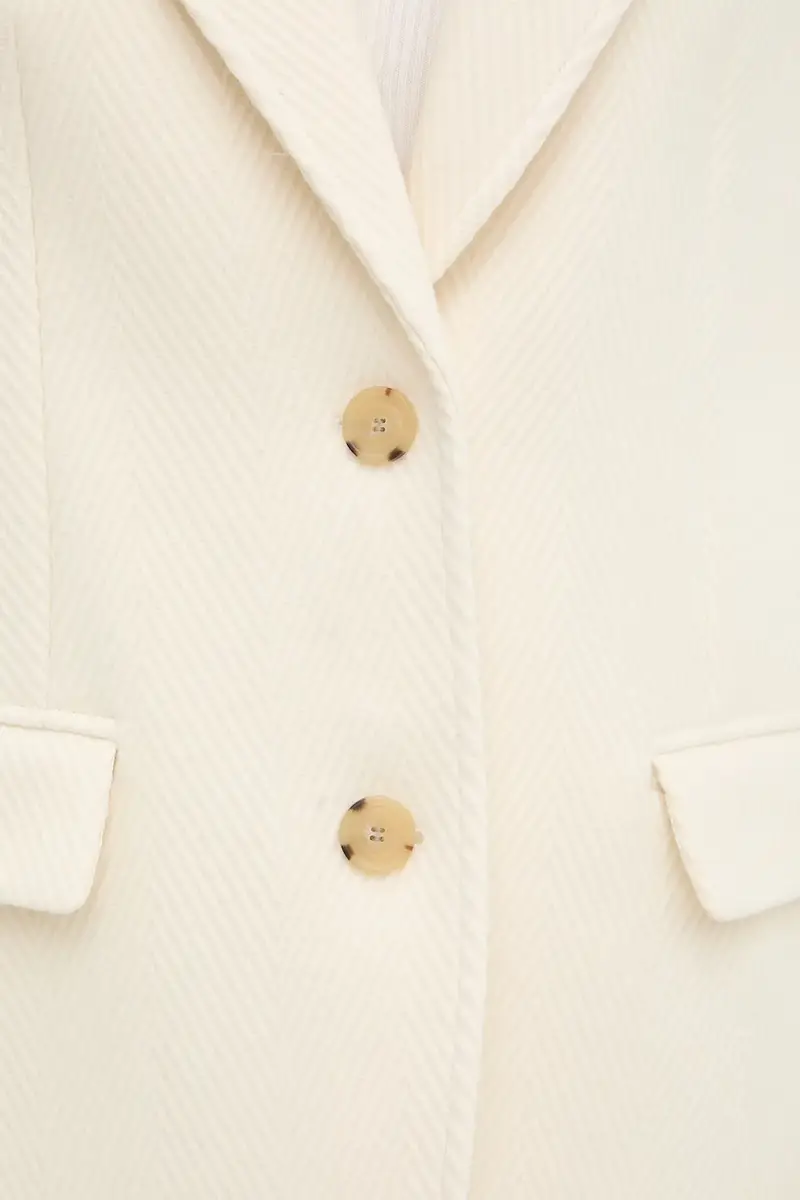 giacca in lana colore beige 50543726 miniatura 5