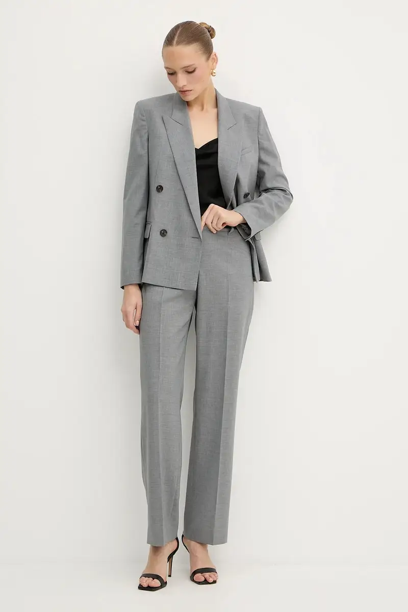 giacca in lana colore grigio 50543302 miniatura 2