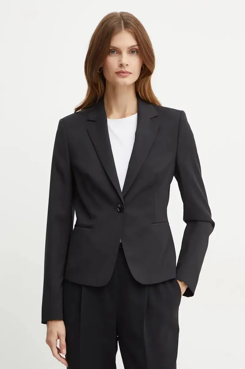 giacca in lana colore nero 50490020