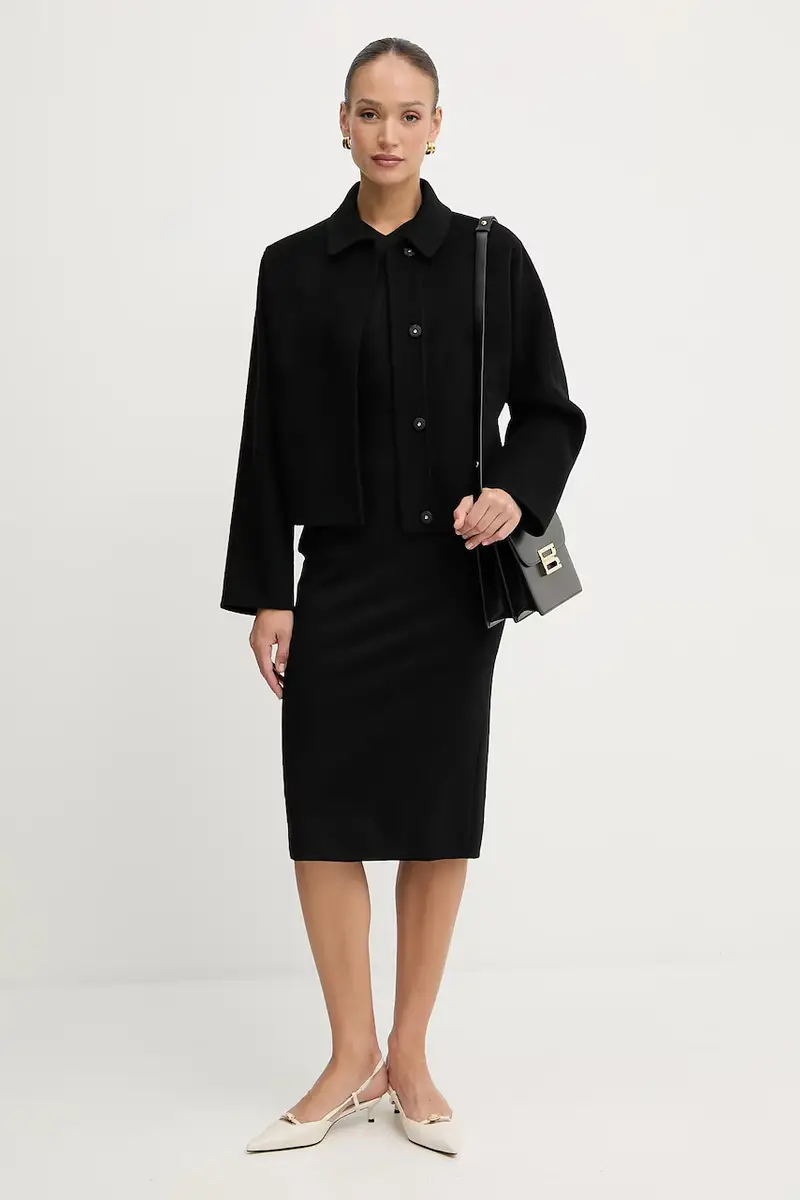 giacca in lana colore nero 50546091 miniatura 2