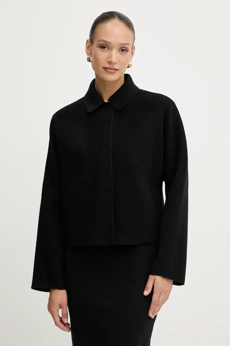 giacca in lana colore nero 50546091