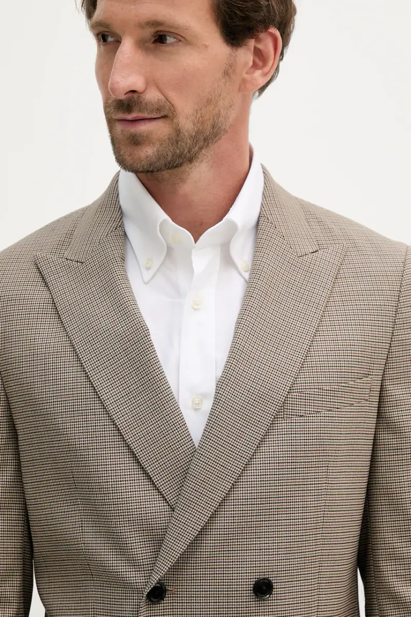 giacca in lana uomo colore beige 50545790 miniatura 5