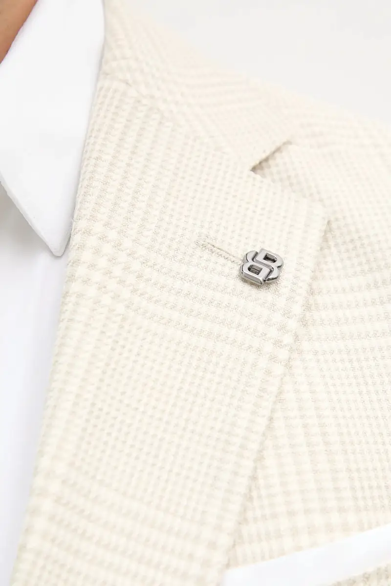 giacca in lana uomo colore beige 50545883 miniatura 5