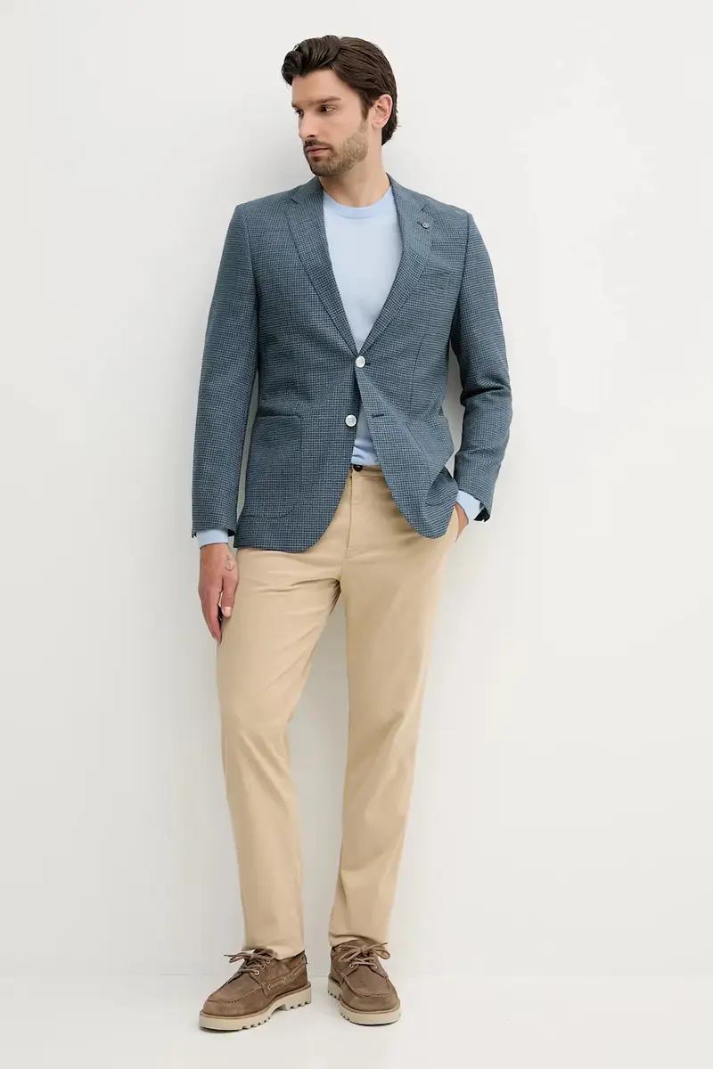 giacca in lana uomo colore blu 50545859 miniatura 2