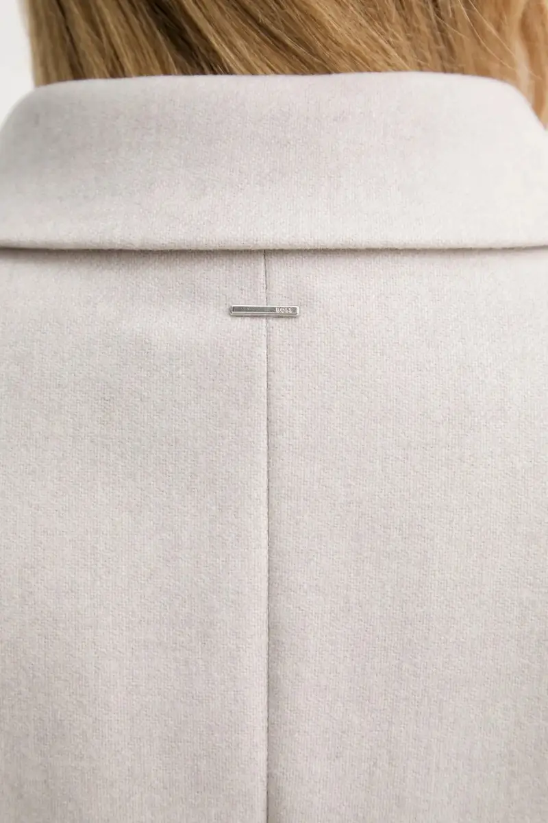 giacca in misto lana colore beige 50548736 miniatura 5