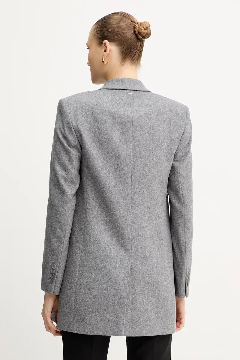 giacca in misto lana colore grigio 50548736 miniatura 3