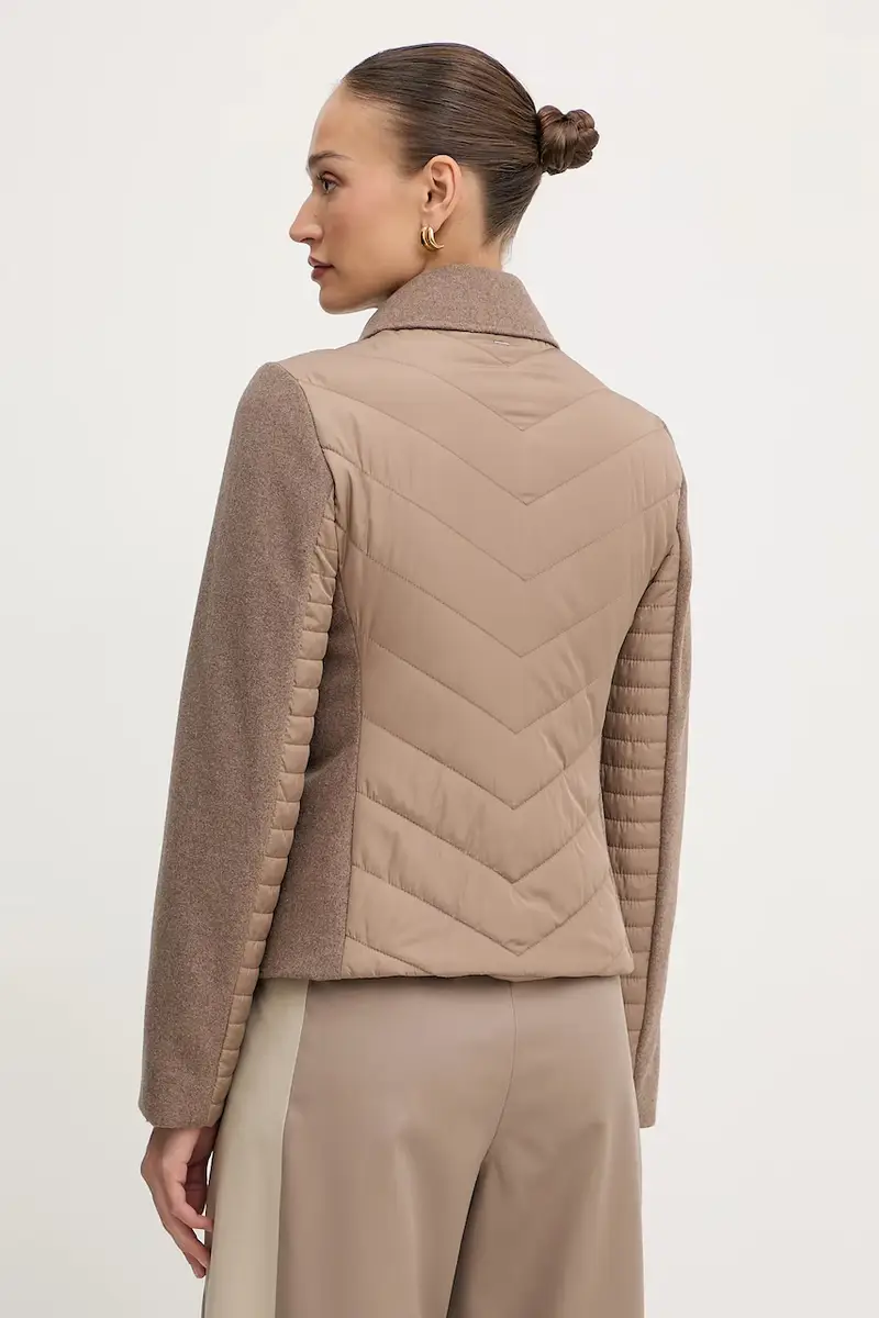 giacca in misto lana colore marrone 50555564 miniatura 3